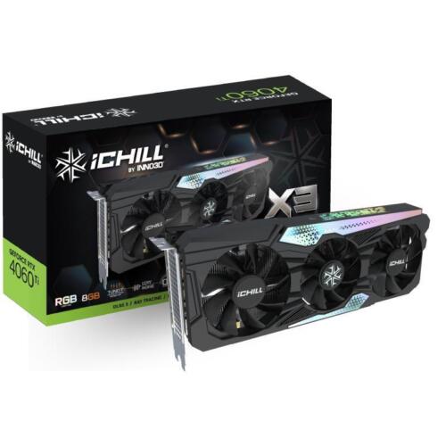 Inno3D C406T3-08D6X-17113389 graphics card NVIDIA GeForce RTX 4060 Ti 8 GB GDDR6