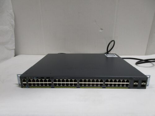 CISCO Catalyst 2960-X WS-C2960X-48FPS-L 48 Ports Network Switch SHIPS FREE!