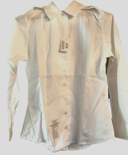 NEW WOMENS ARMY SERVICE LONG SLEEVE UNIFORM ASU DRESS WHITE SHIRT SIZE 16XL