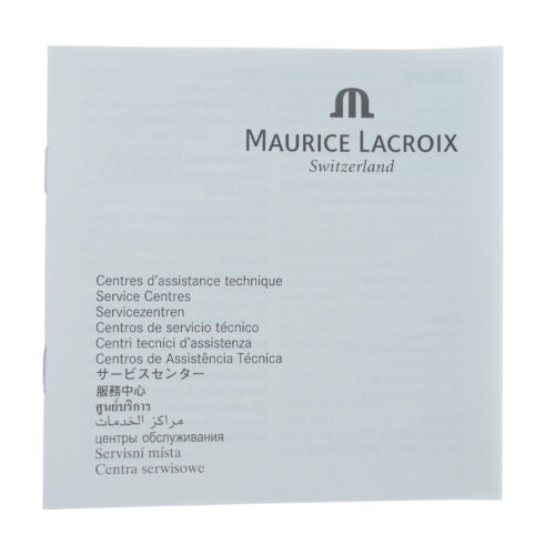 MAURICE LACROIX INTERNATIONAL SERVICE CENTRES AND TECHNICAL SUPPORT