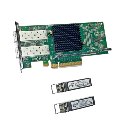 Silicom PE210G2SPI9A-XR-CX Dual-Port 10Gb PCIe x8 Network Adapter +2x 10GB SFP+