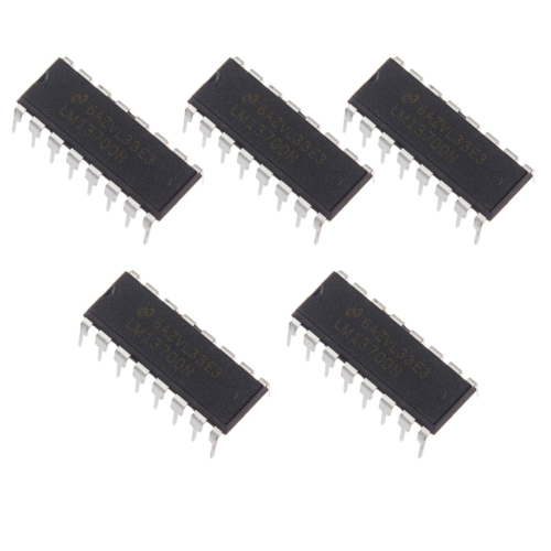 5Pcs LM13700N Dual Operational Transconductance Amplifiers Linearizing Diodes an