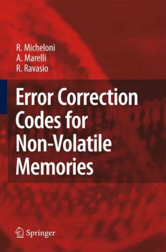 Error Correction Codes for Non-volatile Memories, Paperback by Micheloni, Rin…