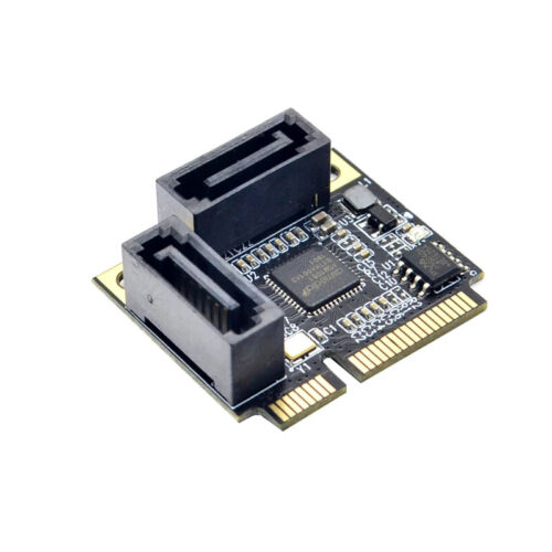 Add on Cards PCI-E Express To 2Ports Converter SSD HDD Controller Expansion Card