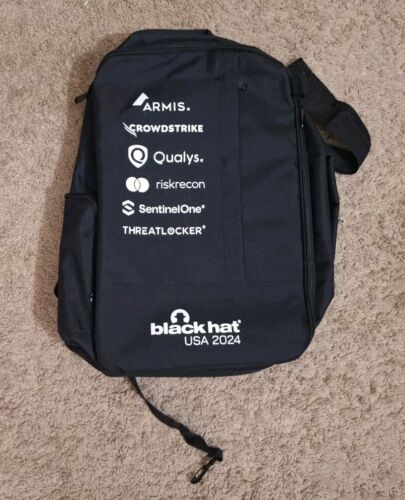 Black Hat USA 2024 Las Vegas Conference Crowdstrike Cybersecurity Backpack Bag