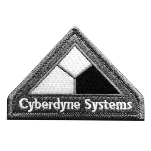 Terminator Movies Cyberdyne Systems Logo iron on Sew on Patch (MSP5)