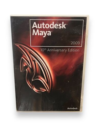 Autodesk Maya Student Version 2009 English 10th Anniversary DVD (W/Serial #)