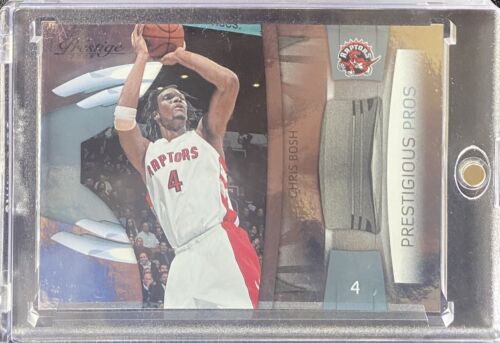 Chris Bosh 2009 Panini Prestige /10 Prestigious Pros Silver Parallel Raptors