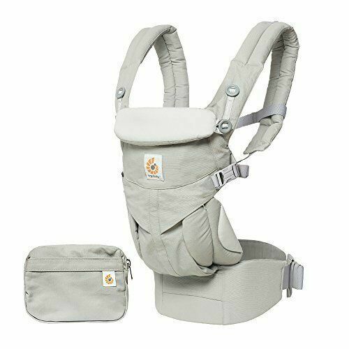 Moby Cloud Ultra-Light Hybrid Baby Wrap Carrier In High Rise Wear 2 Ways