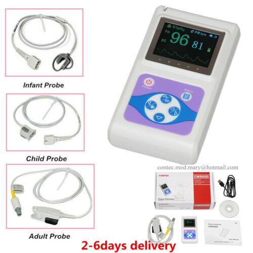 Infant/Pediatric/Adult Pulse Oximeter SPO2 Heart Rate Monitor PC Software US hot