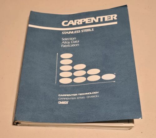 Carpenter Technology Stainless Steels – Selection Alloy Data Fabrication 1987