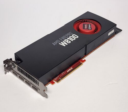 AMD FirePro W8100 8GB GDDR5 PCIe 3.0 x16 4 x DisplayPort Video Graphics Card GPU