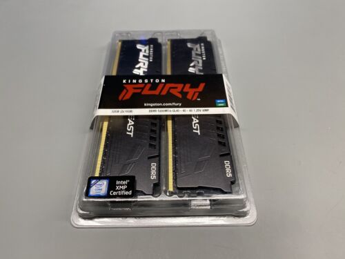 Kingston FURY Beast 32GB (2x16GB) DDR5-5200 (PC5-41600) UDIMM RAM Memory