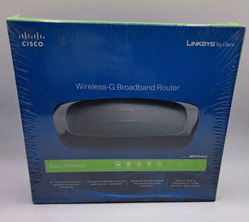 Cisco Wireless-G Broadband Router Brand New Factory Sealed