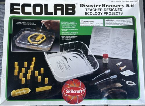 Vintage Skilcraft ECOLAB Disaster Recovery Kit Teacher-Designed Ecology Projects