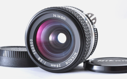 Nikon Ai-S NIKKOR 28mm f/2.8 [Near Mint] Manual Focus Wide Angle MF Lens JAPAN