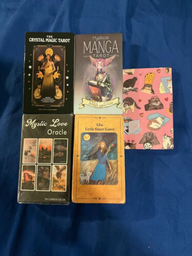 Lot G of 5 Tarot/Oracle Card Decks