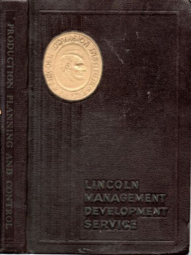 1966 Lincoln Management Development Service “Production Planning And Control”