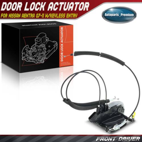 Front Left Door Lock Actuator for Nissan Sentra 2007 2008-2011 w/ Keyless Entry