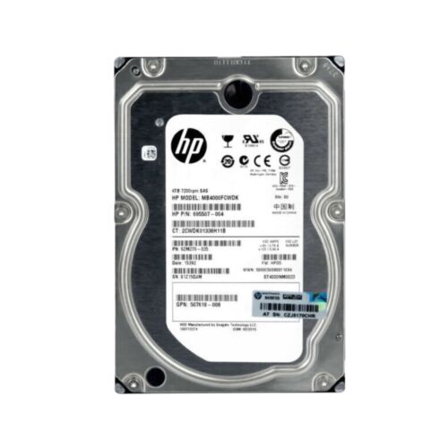 HP 4TB 7.2K RPM SAS 3.5 INCH (MB4000FCWDK)