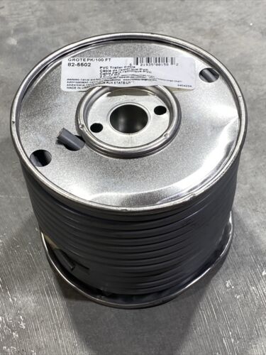 Grote 82-5502 Pvc Jacketed Wire, 2 Cond, 14 Ga, 100′ Spool New