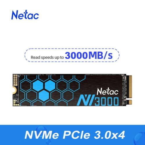 Netac Internal SSD 500G Solid State Drive M.2 2280 PCIe Gen 3*4 NVMe up 3000MB/s