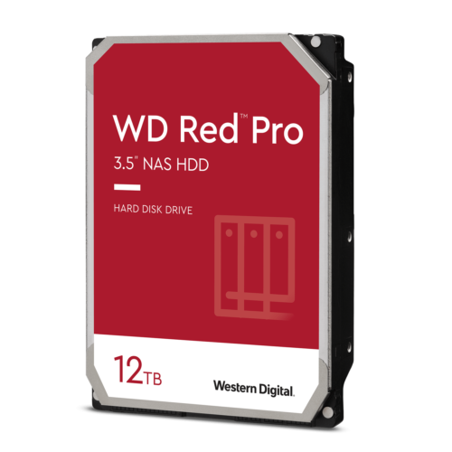 Western Digital WD 12TB Red Pro NAS SATA HDD Internal Hard Drive HDD-WD121KFBX