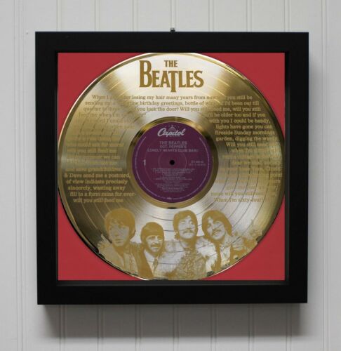 Beatles – When I’m 64 Framed Etched LP Shadowbox