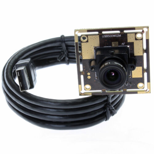 5.0MP HD USB Camera Module OV5640 Color CMOS Sensor Webcam w/ 6mm Lens for PC