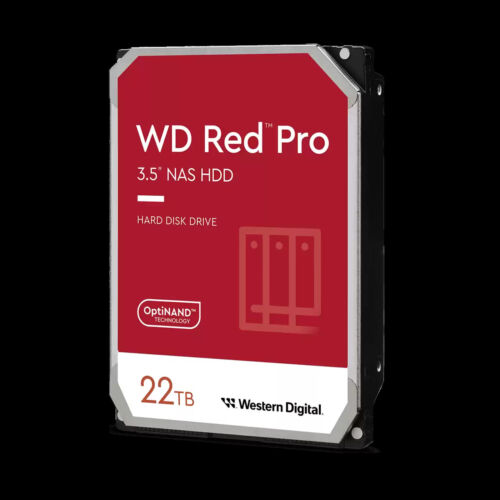 Western Digital WD 22TB Red Pro NAS SATA HDD Internal Hard Drive HDD-WD221KFGX