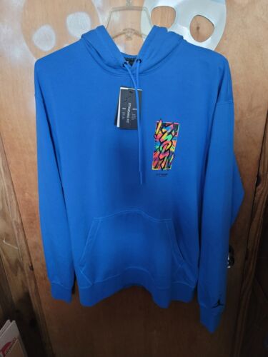 Nike Jordan Dri-FIT Zion Hoodie DH0598-403 Royal Blue Men’s Size Large tall