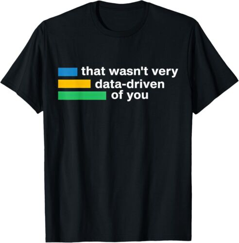 That Wasn't Very Data-Driven Of You Shirt Data Analyst Geek T-Shirt Hoodie