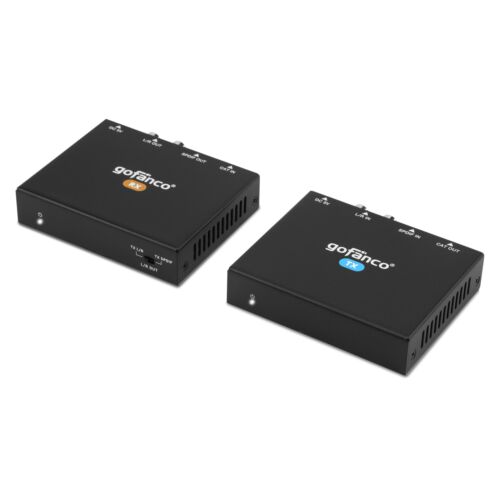 gofanco Audio Over Ethernet CAT5e/6 Zero Latency, Embedded DAC (AudioCATExt22)