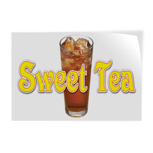 Decal Stickers Sweet Tea Restaurant Cafe Bar D Vinyl Store Sign Label