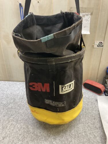 3M safe canvas tool bucket w hook 1500134 DBI SALA 100 lb capacity