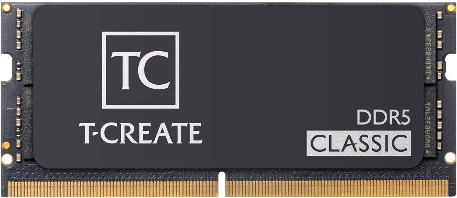 TEAMGROUP T-Create Classic DDR5 SODIMM 32GB 5600MHz(PC5-44800) CL46 Hynix IC Laptop Memory Module Ram – CTCCD532G5600HC46A-S01