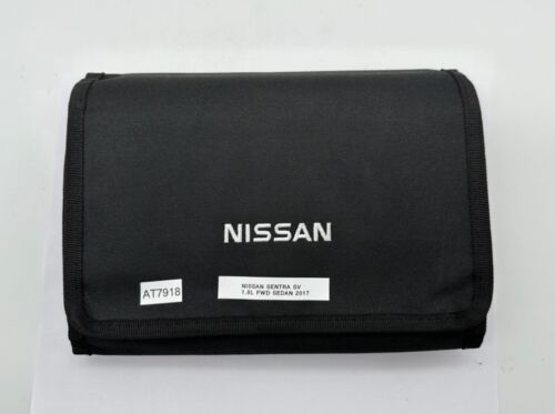 OEM 2017 Nissan Sentra User’s Owner’s Manual Information Book Set Fabric Case