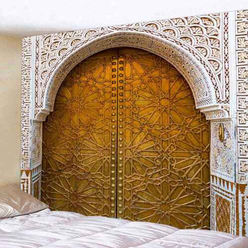 Extra Large Tapestry Wall Hanging Arabian Palace Gate Medieval Room Decor Dorm