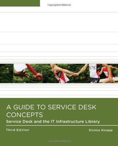 A GUIDE TO SERVICE DESK CONCEPTS (HELP DESK) By Donna Knapp **Mint Condition**