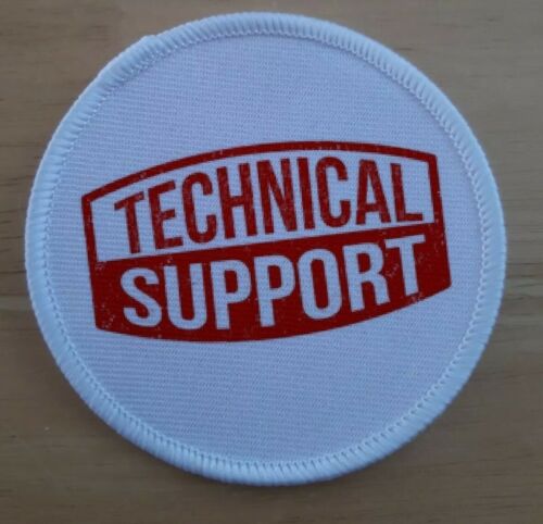 3″ technical support Iron or Sew On Patch Badge