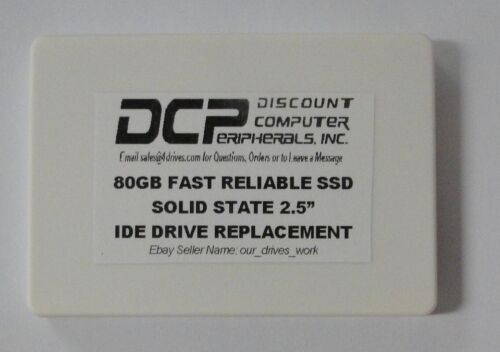 80GB IDE SSD Replace Worn Out 2.5″ IDE Drives with this 9.5MM 44 PIN IDE SSD