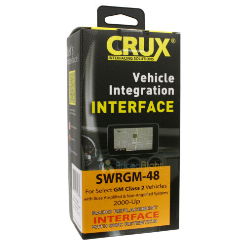 Crux Radio Replacement Interface Select 2000-Up General Motors Class 2 Vehicles