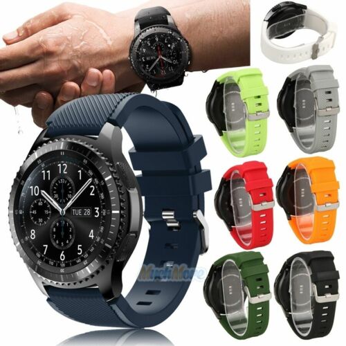 US 22mm Rugged Silicon Sport Bracelet For Huawei Watch GT Smart Watch Band Strap