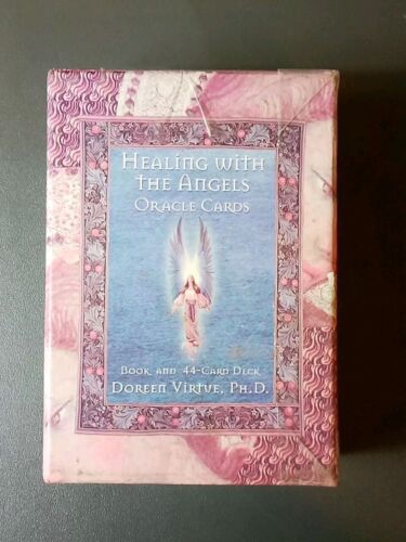 1999 Healing With The Angels Oracle Card Deck – Doreen Virtue – 44 Cards Book