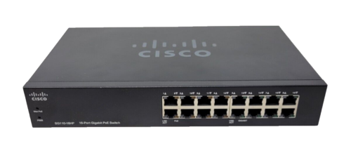 Cisco SG110-16HP 16-Port Gigabit PoE Switch 110524M5