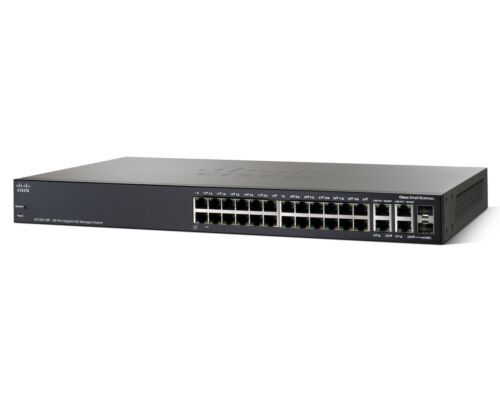 Cisco SG300-28P 28-port Gigabit PoE Managed Switch (SRW2024P-K9-NA)