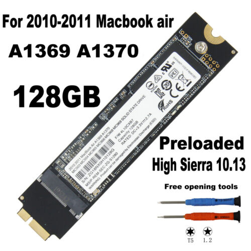 128GB SSD Solid State Drive For APPLE MacBook Air 11″ A1370 13″ A1369 2010 -2011