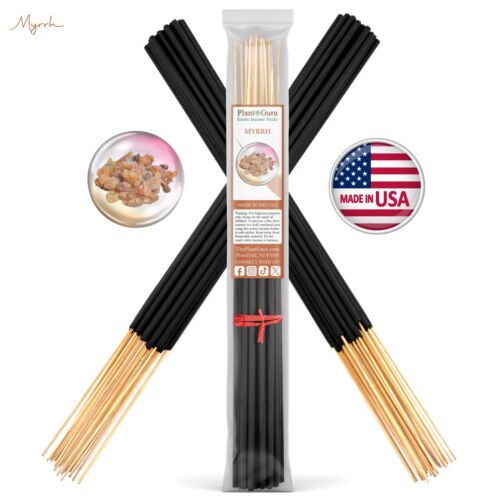 MYRRH Incense Sticks 19″ Jumbo Extra Large Bulk Handmade Hand Dipped