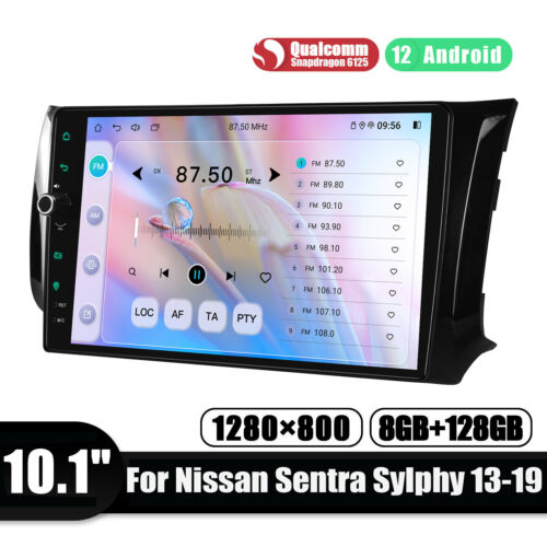 8+128GB Android12 Headunit for Nissan Sentra Sylphy 2013-2019 Carplay Bluetooth