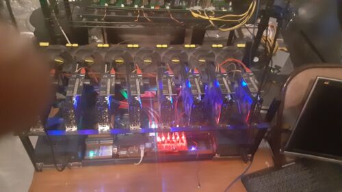 Ready-To-Mine  8 x Nvidia RTX 3060 Mining Rig 110V US Plug LOCAL PICK UP ONLY!